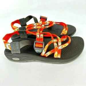 Chaco Z no toe loop Coral Black Adjustable sport sandals